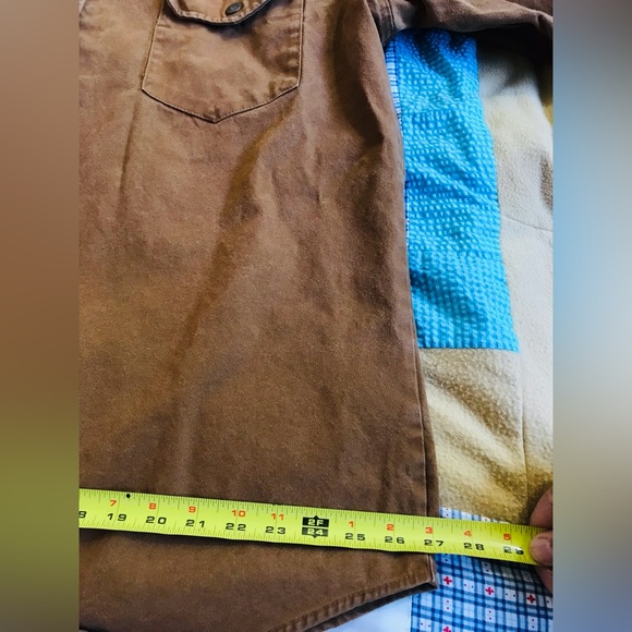 Dakota Chore Jacket Series XL Brown snap front Shirt/Jacket - Picture 15 of 16